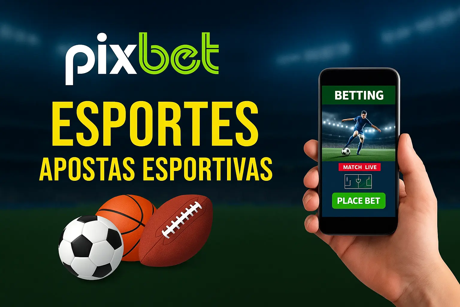 Aposte em apostas esportivas no cassino online PIXBET